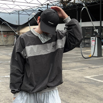 Active warm-up color matching sweatshirt